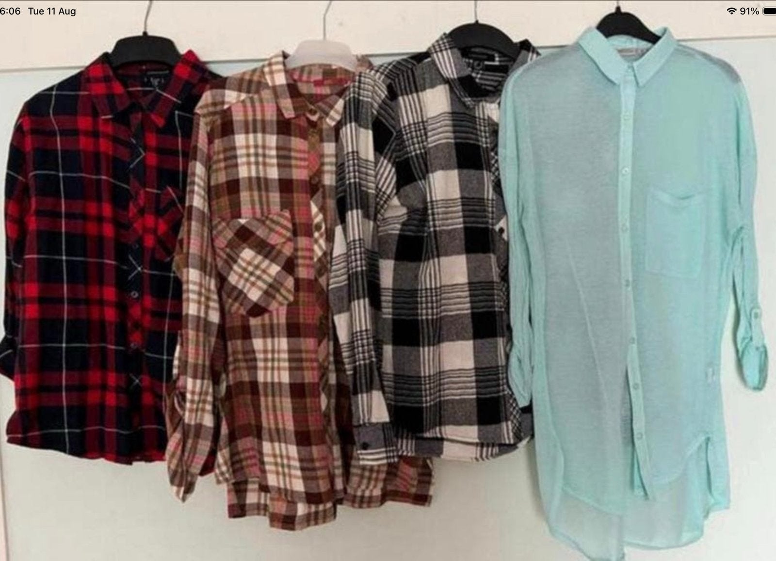 Set van 4 dames shirts maat S - Lente/Zomer, Meerkleurig, Ophalen of Verzenden, Zo goed als nieuw, Lange mouw