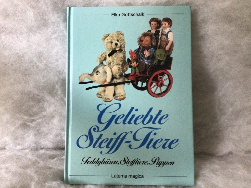 Boek Geliebte Steiff-Tiere. 1984. Duitstalig, Ophalen of Verzenden, Zo goed als nieuw, Stoffen beer, Steiff