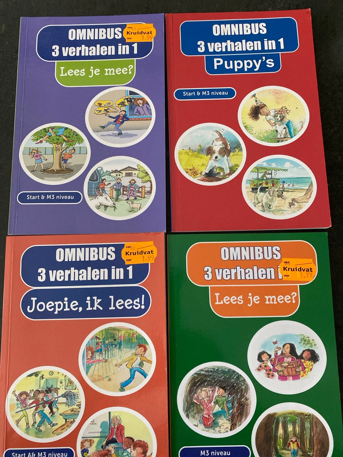 Omnibus 3 verhalen in 1 - Leesboeken voor kinderen, Ophalen, Zo goed als nieuw, Fictie algemeen