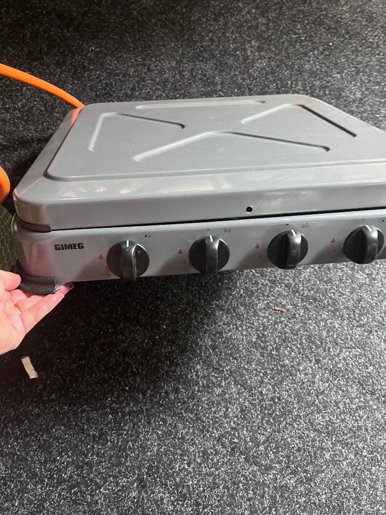 Gaskookplaat met gasfles, Ophalen, Gebruikt