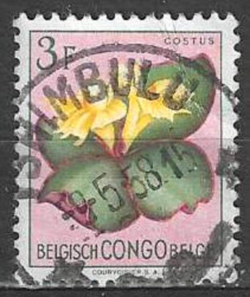 Belgisch Congo 1952 - Yvert 314 - Flora - Bloemen (ST), Verzenden, Overige landen, Gestempeld