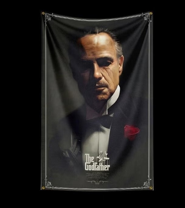 Grote vlaggen The Godfather (150x90cm), Ophalen of Verzenden, Nieuw