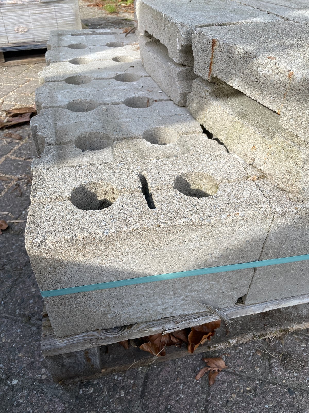 Betonblokken, Ophalen, Nieuw, Beton
