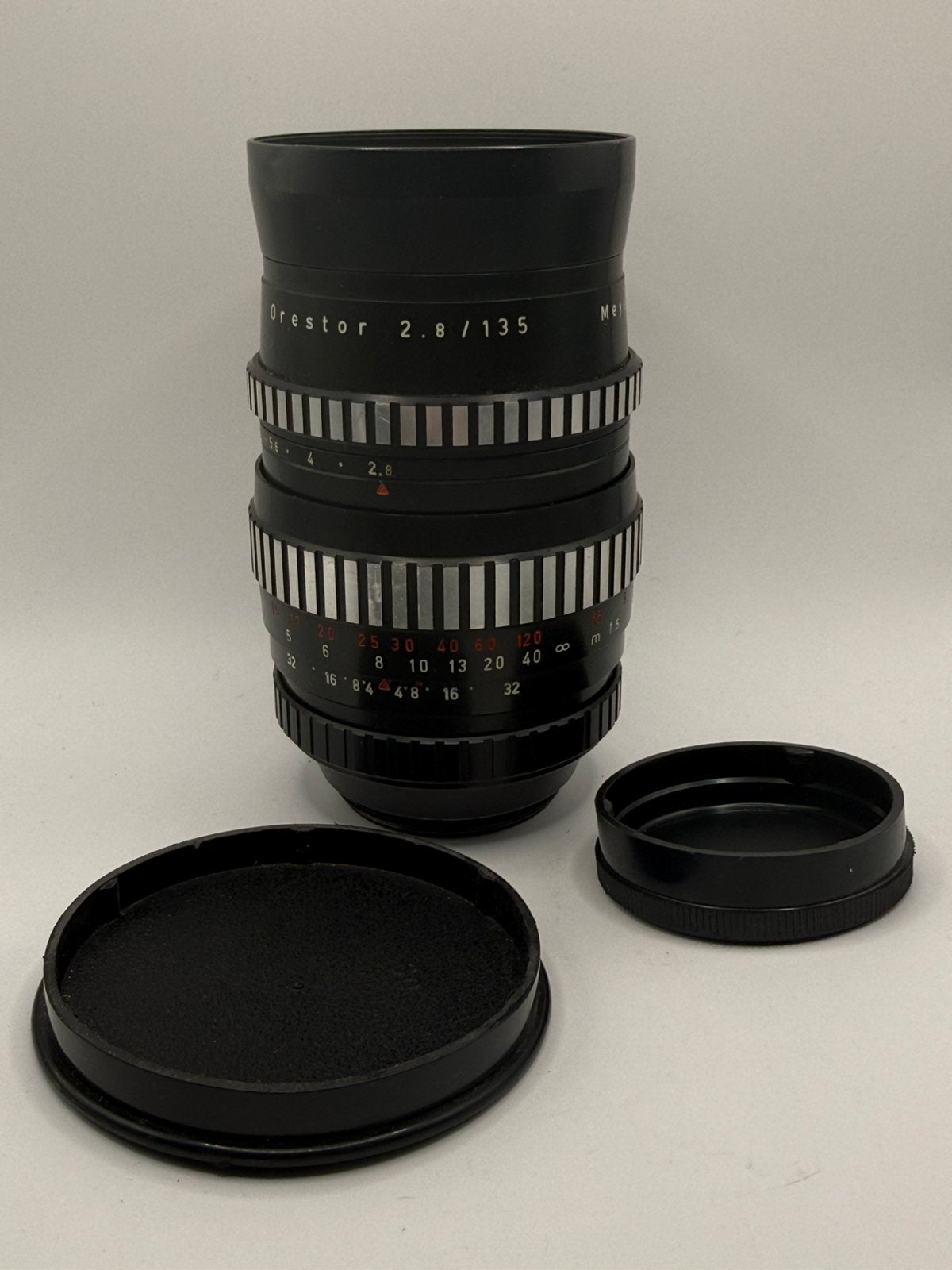 Meyer-Optik Görlitz Orestor 135mm f/2.8 vintage telelens, Ophalen of Verzenden, Gebruikt, Telelens