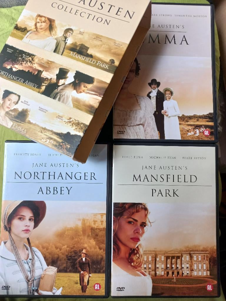 Jane Austen Collection (3 films op 3 disc), Alle leeftijden, Ophalen of Verzenden, Zo goed als nieuw
