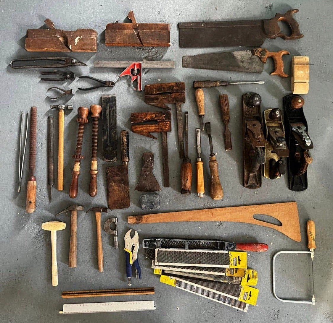 oud antiek gereedschap vnl houtbewerking Stanley blok schaaf, Ophalen