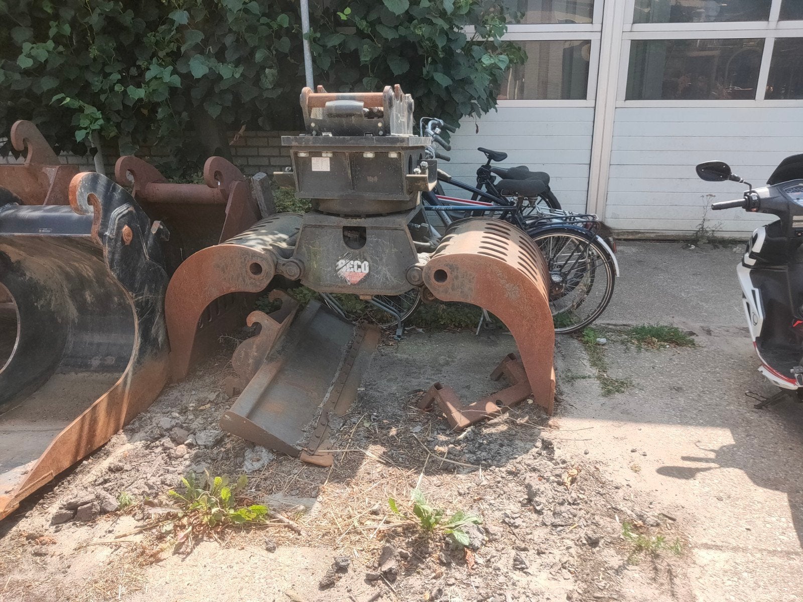 Sorteergrijper met S60 aansluiting - Zeer goede staat, Ophalen of Verzenden, Graafmachine
