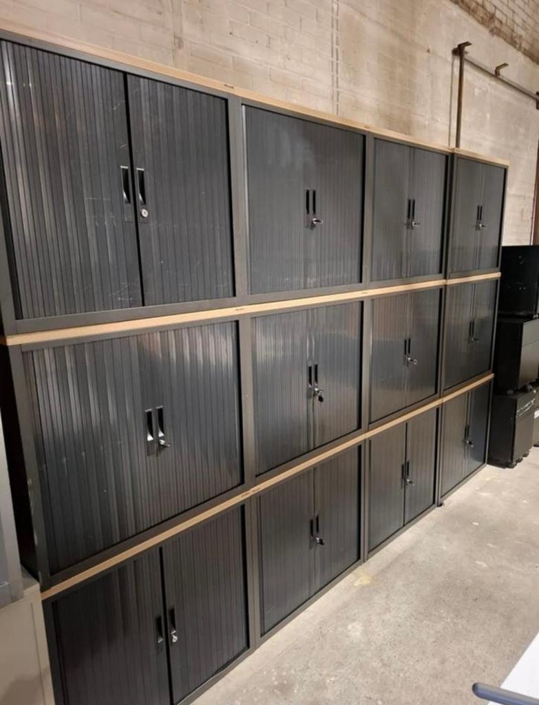 Weer nieuwe voorraad, roldeurkasten van 75/80, Ophalen, Gebruikt, 50 tot 100 cm, Metalen roldeurkasten
