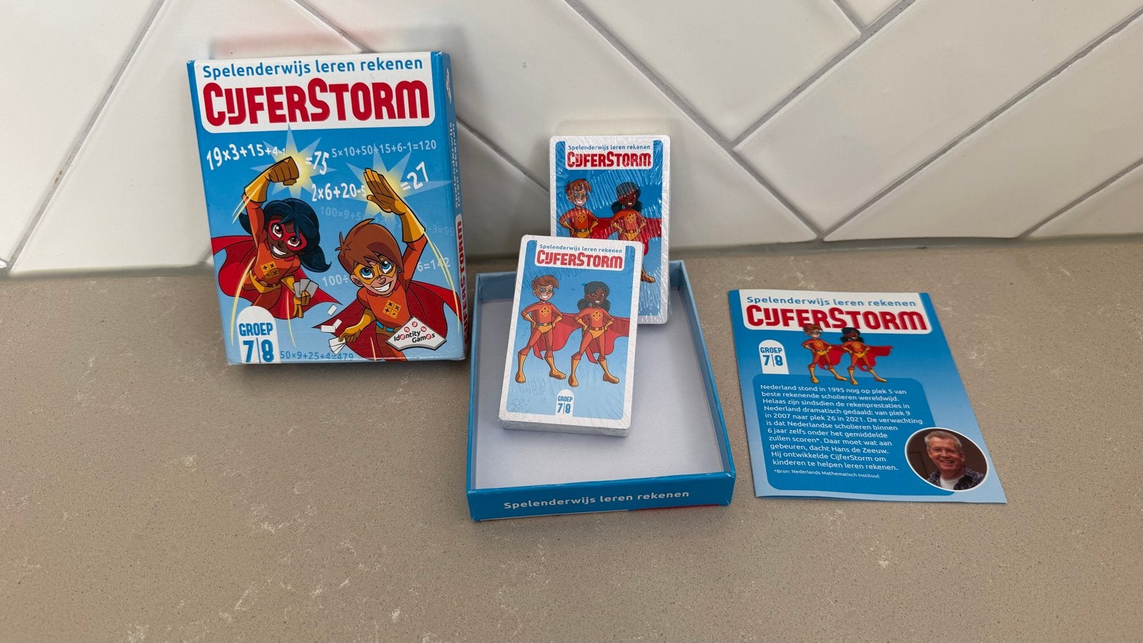 Cijferstorm: rekenspel Groep 7/8, Een of twee spelers, Ophalen of Verzenden, Nieuw