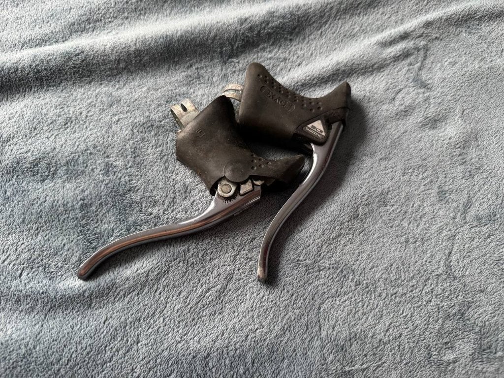 Shimano Exage Action SLR Aero Remgrepen, Remmen, Ophalen of Verzenden, Zo goed als nieuw, Aluminium
