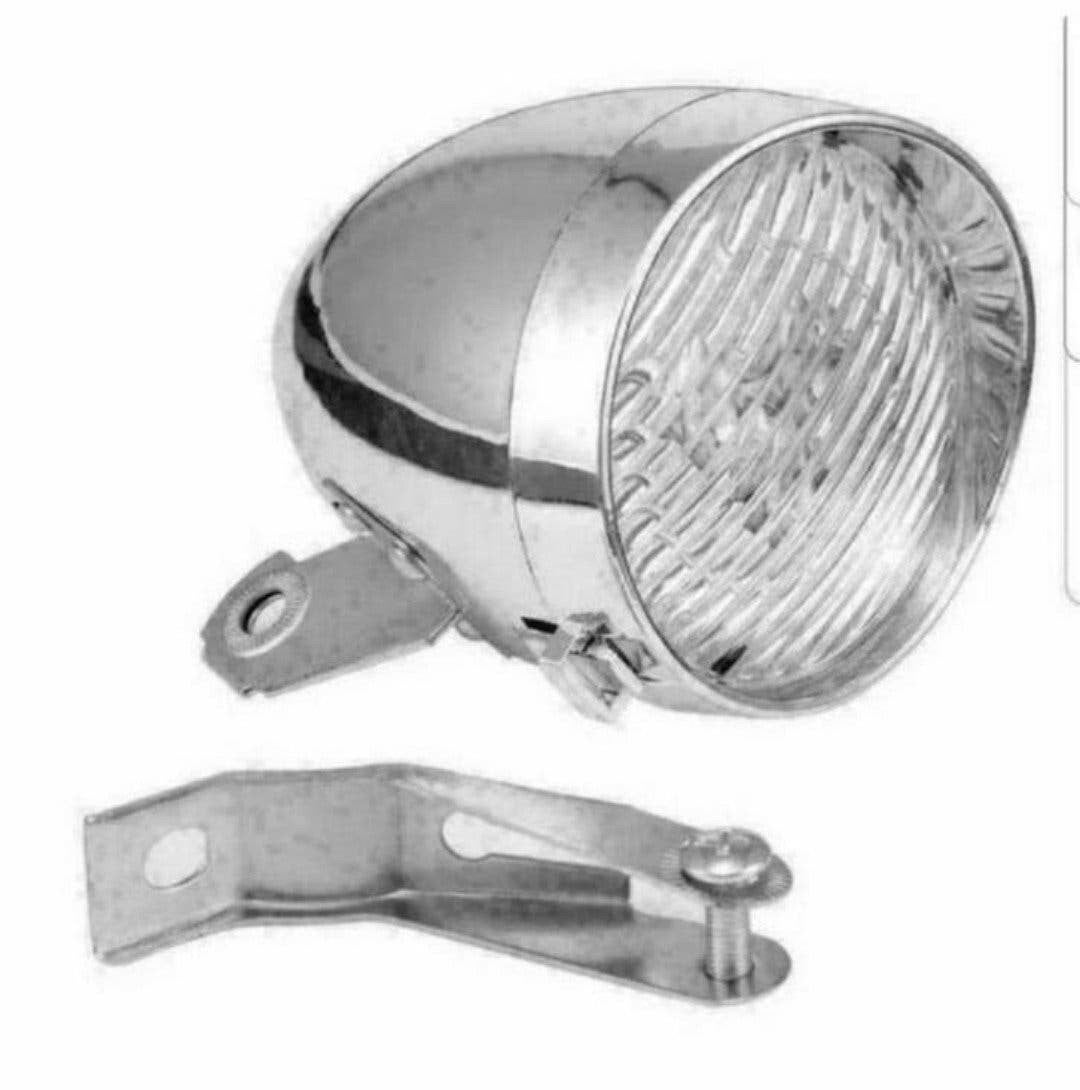 Retro Vintage Fiets 3LED Light Koplamp €9,95 en achter lamp, Ophalen of Verzenden, Nieuw, Batterij, Voorlicht