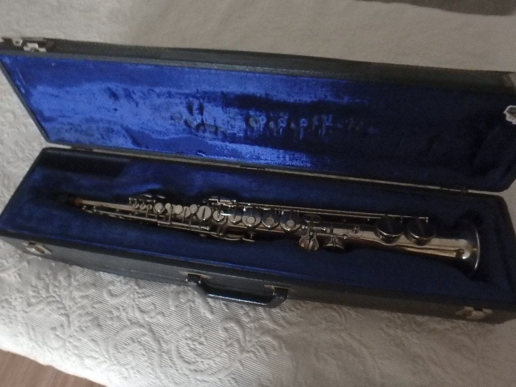Sopraan saxofoon Rampone, Ophalen, Gebruikt, Sopraan, Met koffer