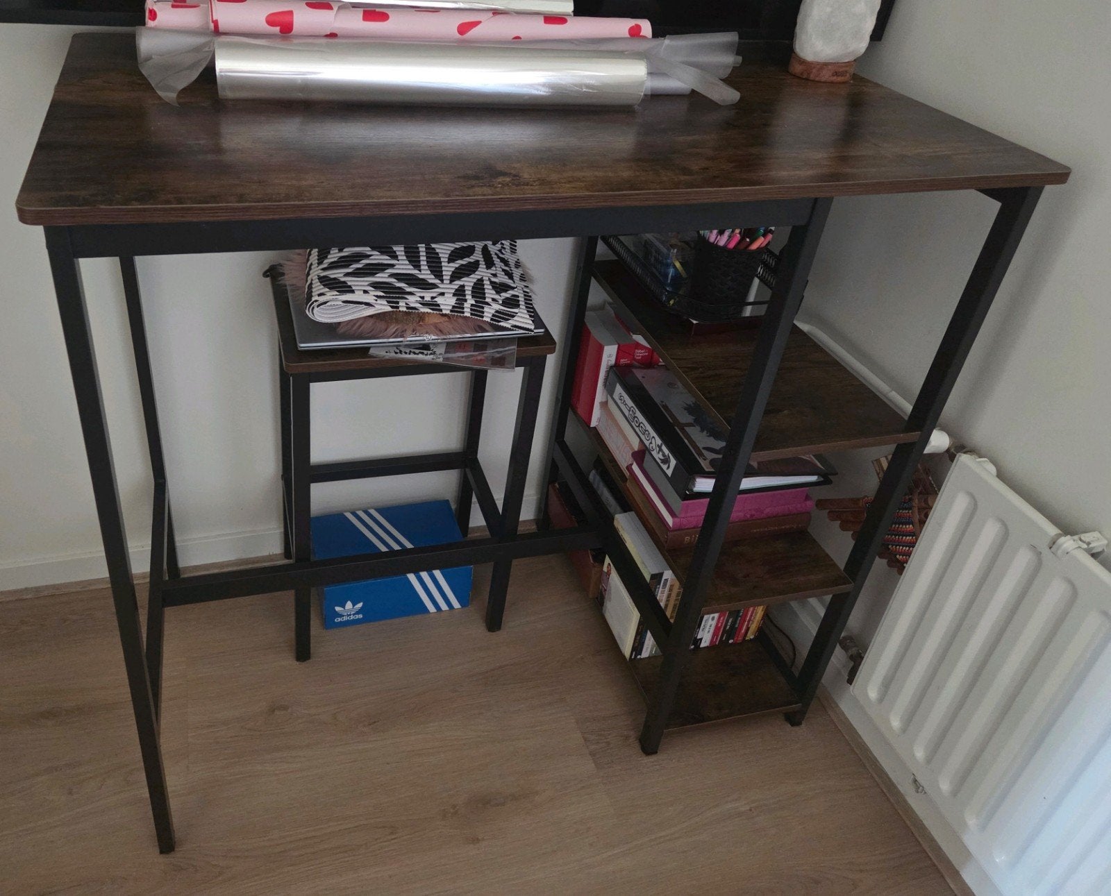 Bartafel met opbergruimte - 110x100x60 cm, Huis en Inrichting, Tafels | Eettafels, 50 tot 100 cm, 100 tot 150 cm, Tot twee personen