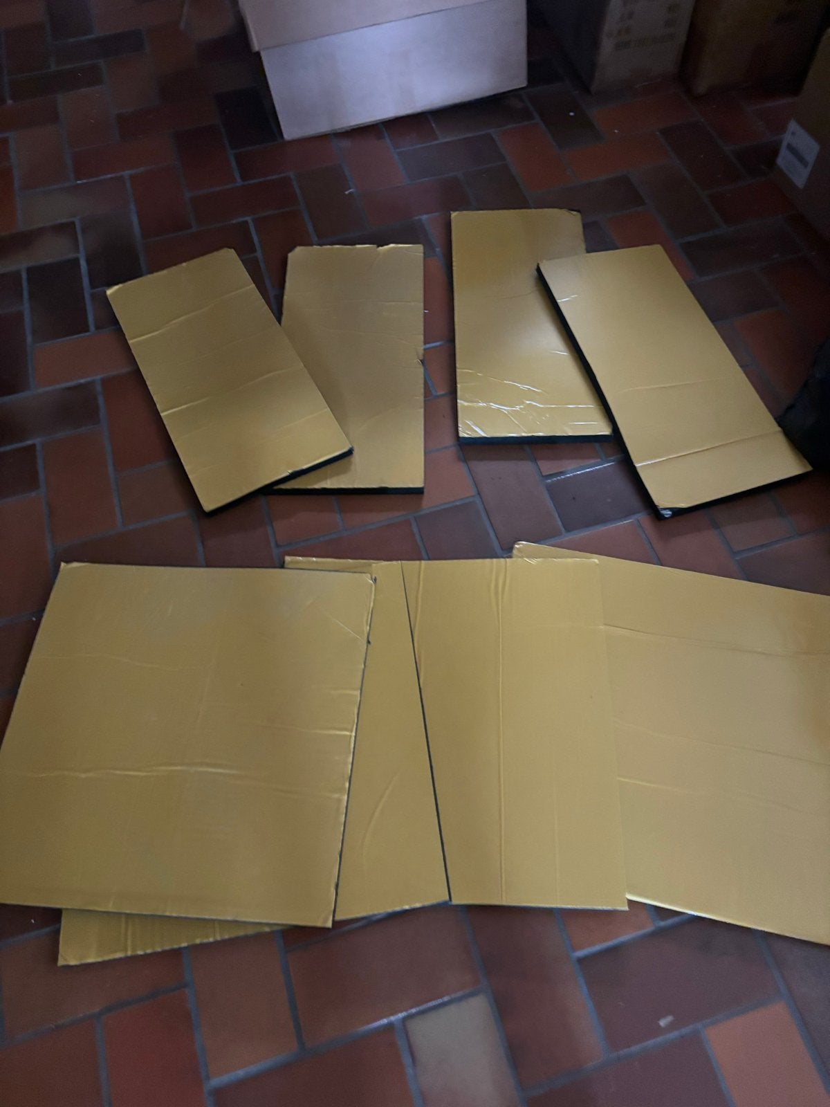 Zelfklevende Akoestische Panelen - Geluidsisolatie, Ophalen of Verzenden, Gebruikt