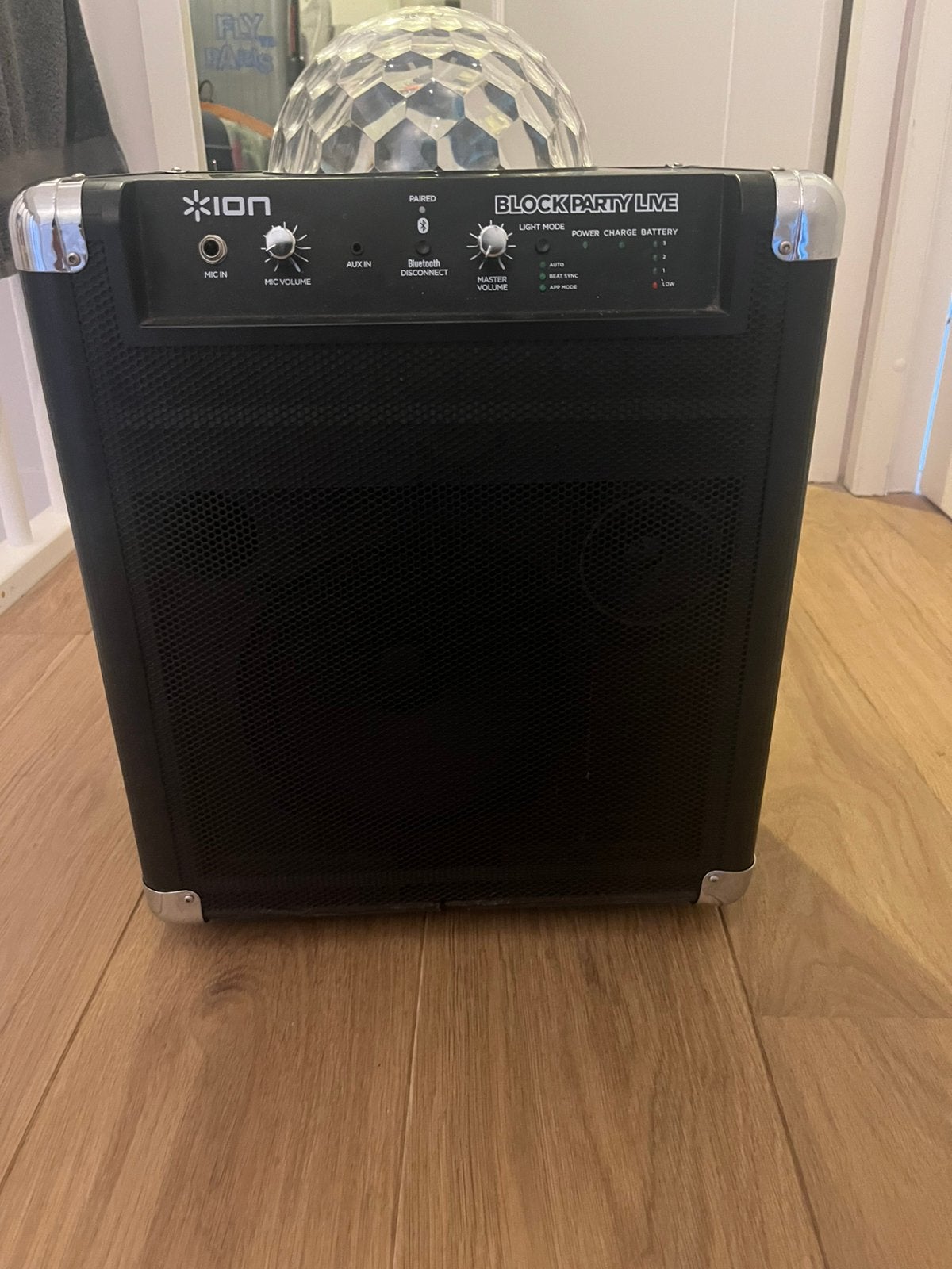 ION Block party live - Draagbare Bluetooth Speaker, Gebruikt, Overige typen, 60 tot 120 watt, Ophalen