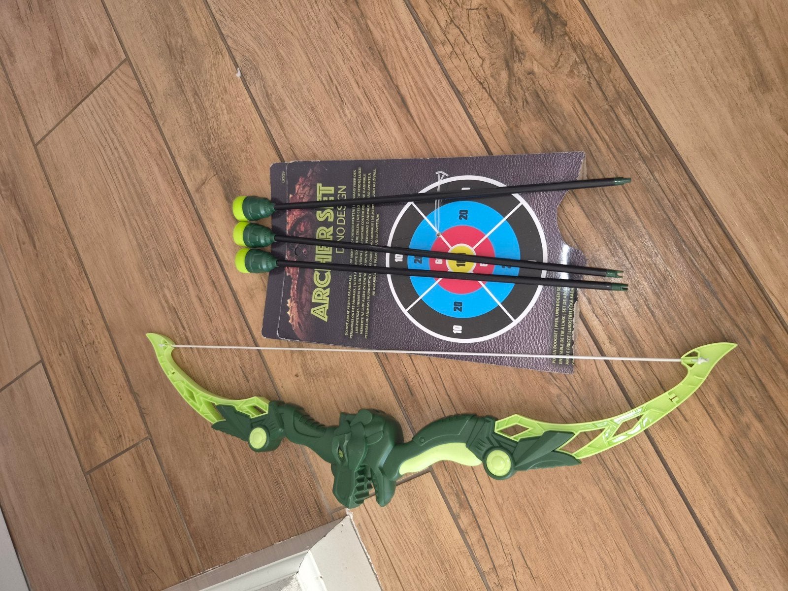 Groene Dinosaurus Pijl en Boog Set voor Kinderen, Ophalen of Verzenden, Gebruikt