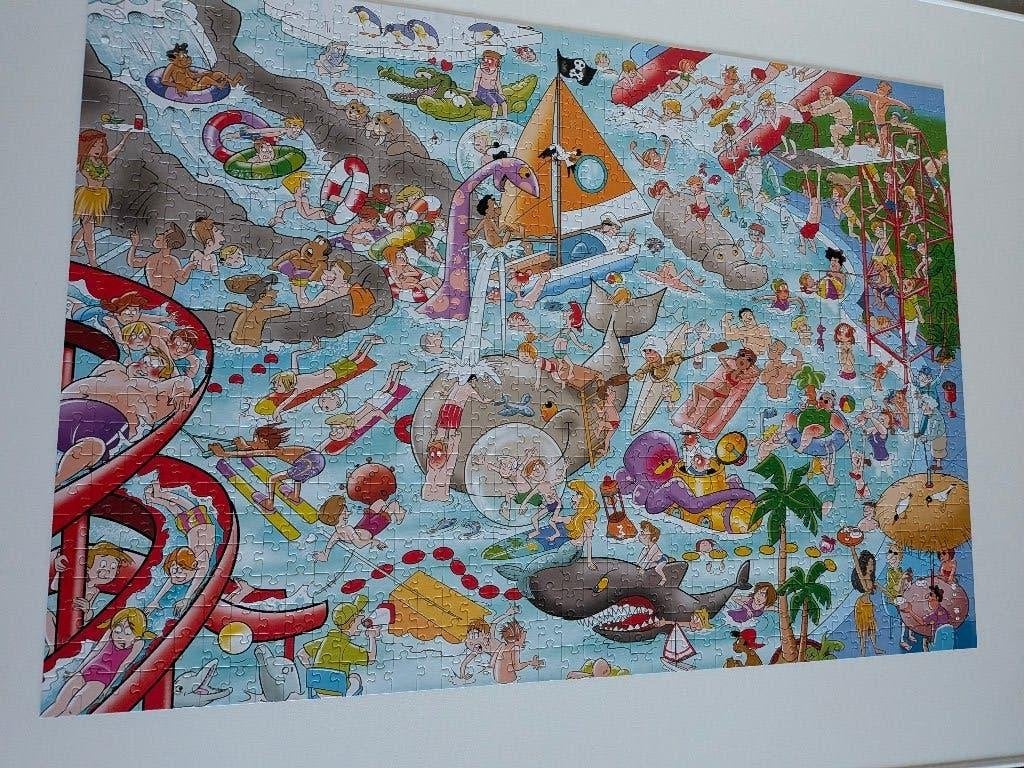 legpuzzel 1000 stukjes, Ophalen, 500 t/m 1500 stukjes, Zo goed als nieuw, Legpuzzel