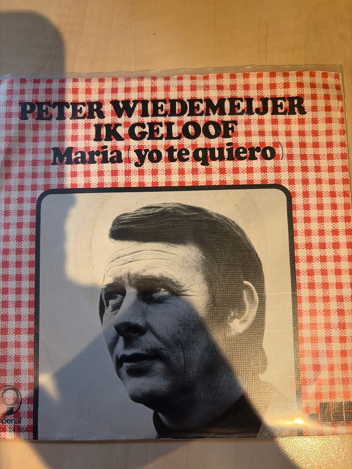 Peter Wiedemeijer - Ik Geloof / Maria (yo te quiero) - Singl, Gebruikt, Originele persing, 7 inch, Ophalen of Verzenden