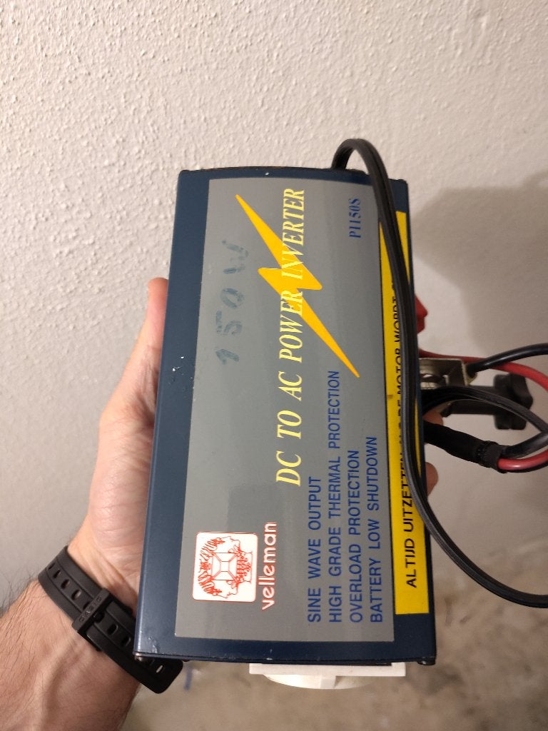 Velleman omvormer 150W, Auto diversen, Ophalen, Gebruikt