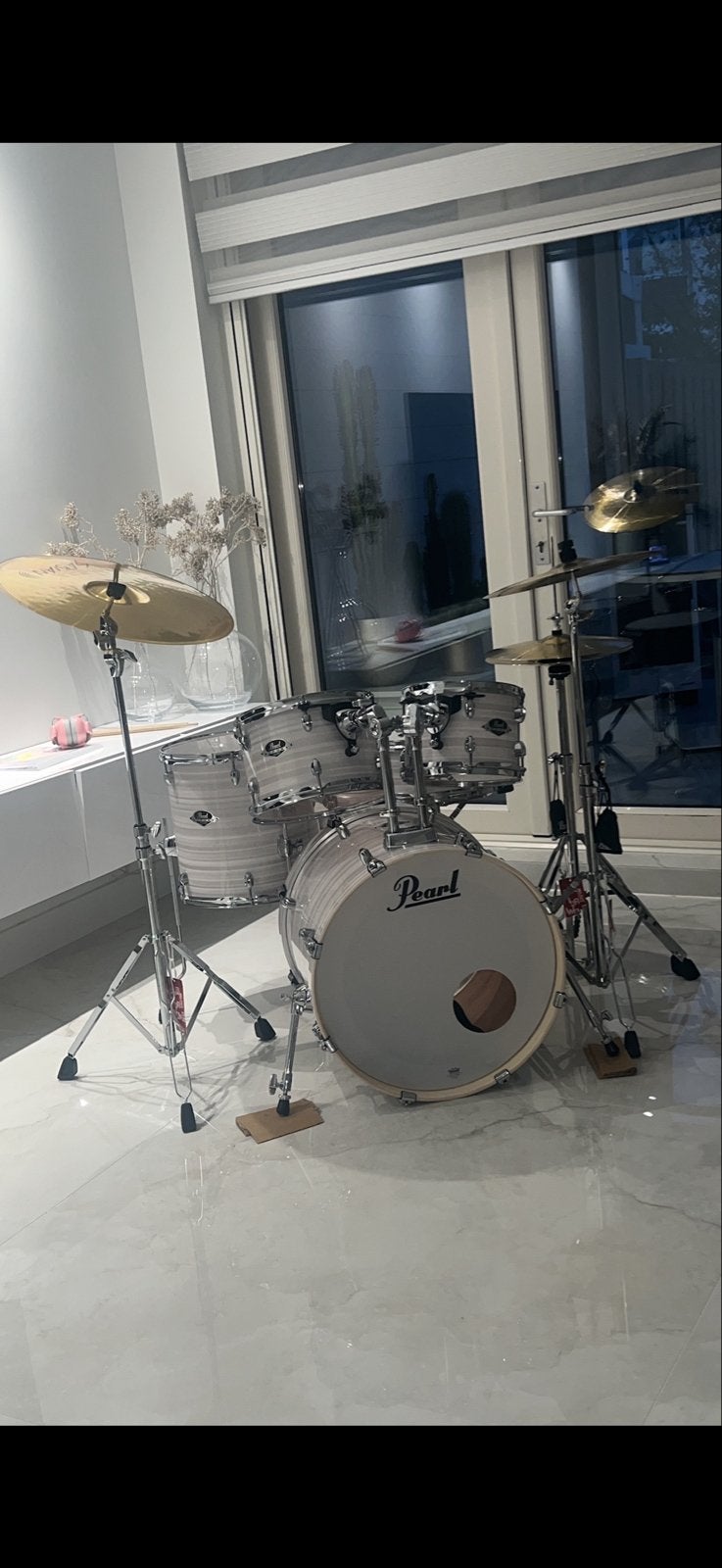 Pearl Export Drumstel - Zo goed als nieuw, Muziek en Instrumenten, Drumstellen en Slagwerk, Ophalen of Verzenden, Zo goed als nieuw