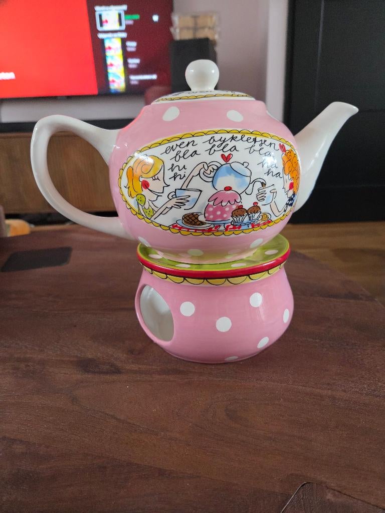 Blond Amsterdam theepot met warmhouder, Huis en Inrichting, Keuken | Servies, Ophalen, Blond Amsterdam, Overige typen, Zo goed als nieuw