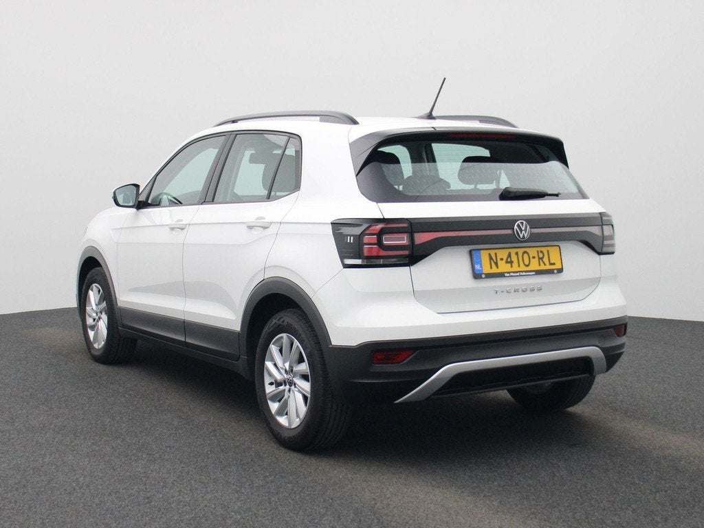 Volkswagen T-Cross 1.0 TSI Life 95 PK| Origineel Nederlands, Auto's, Volkswagen, 12 maanden, 95 pk, 620 kg, Wit