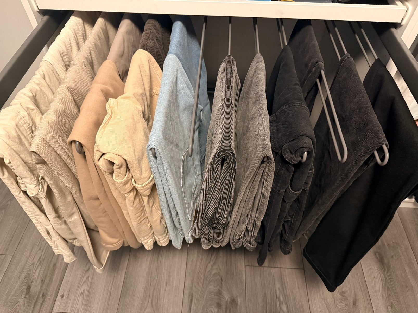 Ikea komplement pax uittrekbare broekenrek, Ophalen, 50 tot 75 cm, 50 tot 100 cm, Minder dan 100 cm