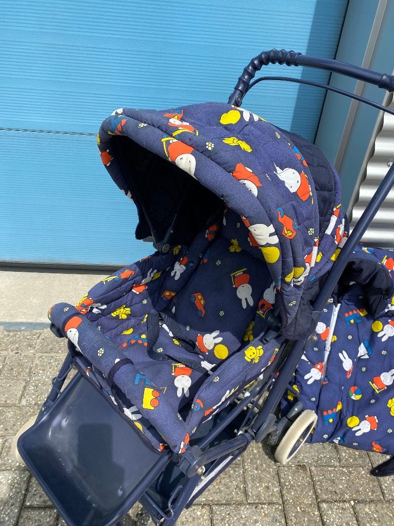 Buggy Kinderwagen Nijntje Luxe Veel Extra's ZGAN, Verstelbare rugleuning, Zo goed als nieuw, Dick Bruna, Ophalen