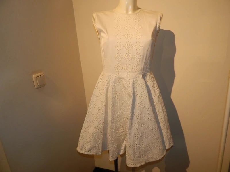 Giambattista Valli x 7 for all man kind schattige jurk xs/s, Giambattista Valli, Verzenden, Wit, Zo goed als nieuw