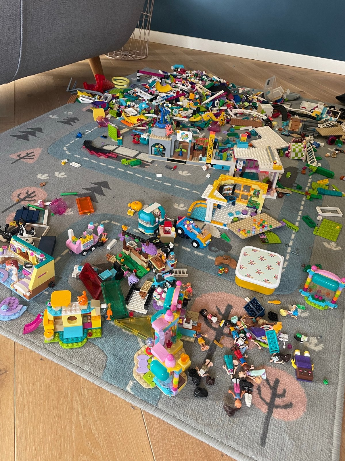 Grote partij LEGO Friends en andere sets, Inclusief minifiguren, Gebruikt, Lego, Friends