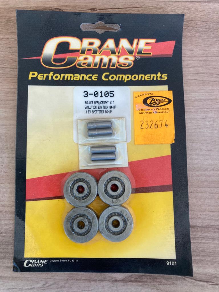 Crane Cams Tappet Rollers 3-0105 Harley Evo BT & Sportster, Ophalen of Verzenden, Nieuw