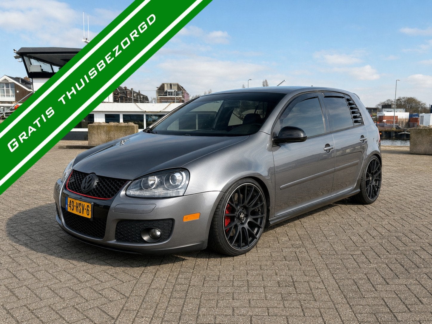 Volkswagen Golf 2.0 TFSI GTI Edition 30 US SPEC 320pk AUTOMA, Auto's, Volkswagen, 454 kg, Gebruikt, 4 cilinders, Leder