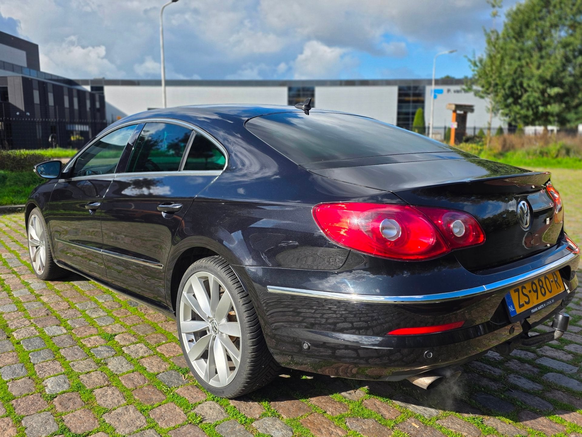 Volkswagen Passat CC 2.0 TSI 4p Automaat 1e eigenaar leerbek, Auto's, Euro 5, 4 cilinders, 1984 cc, Zwart