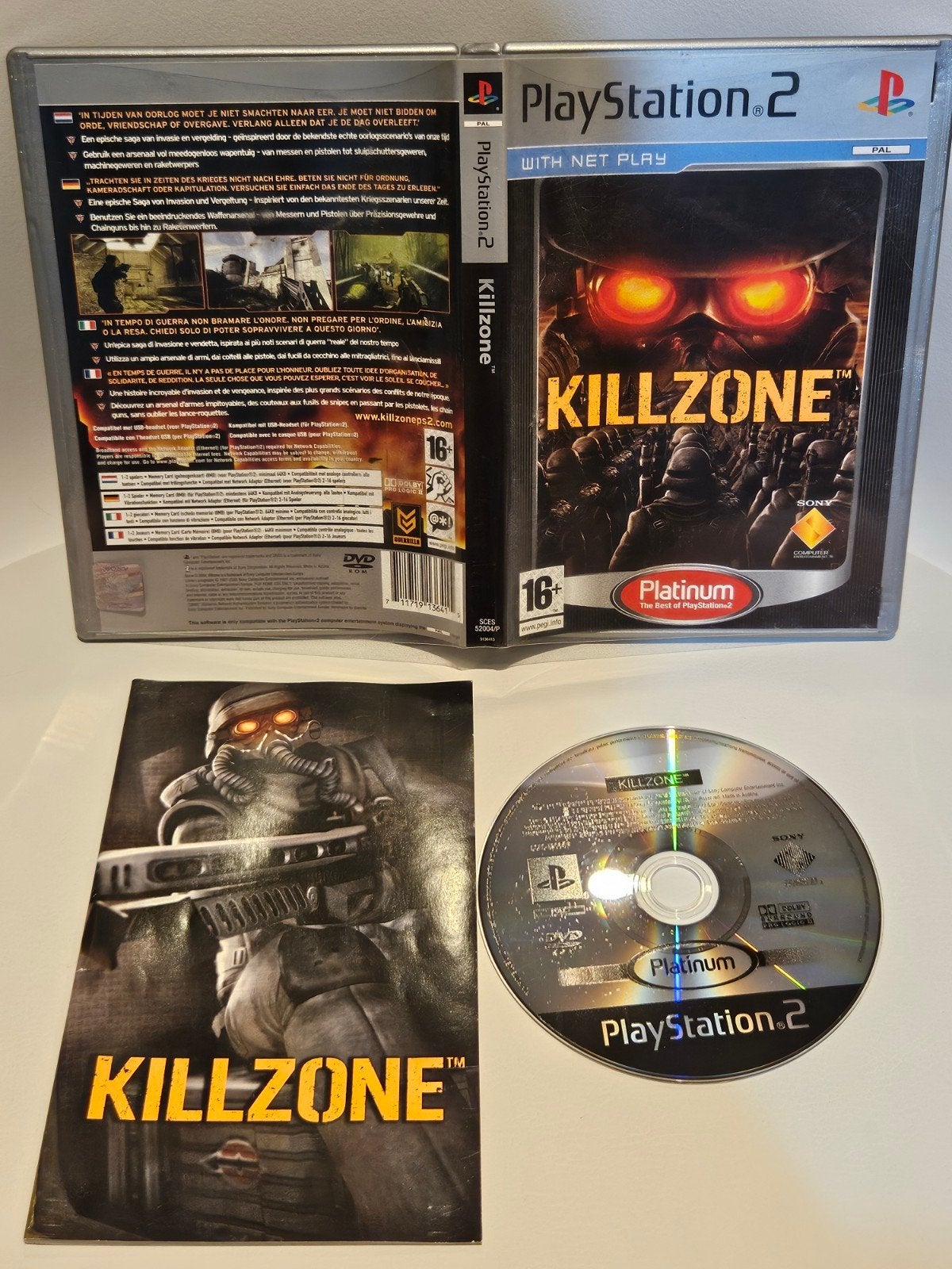 Killzone PS2, Shooter, 1 speler, Ophalen of Verzenden, Zo goed als nieuw