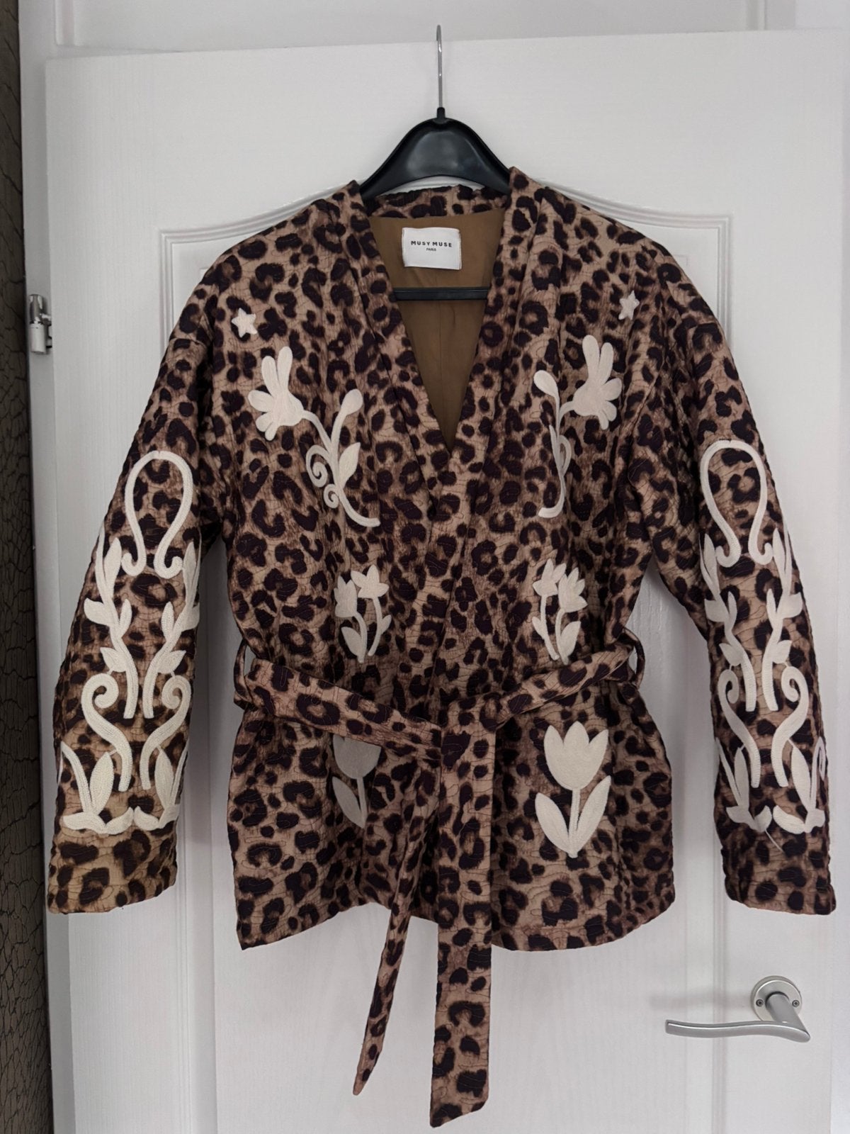 Leopard Quilted vest jas, Maat 38/40 (M), Bruin, Nieuw, Ophalen of Verzenden
