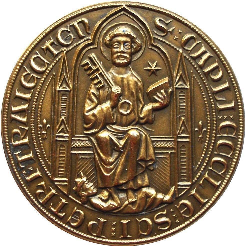 Nederland - Utrecht penning 400 jaar Waalse kerk 1983 (FDC), Ophalen of Verzenden, Brons, Nederland