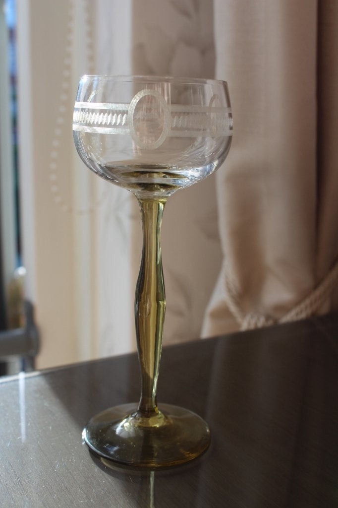 Antiek Theresienthal/Meyr's Neffe stamglas c 1900, Antiek en Kunst, Ophalen of Verzenden