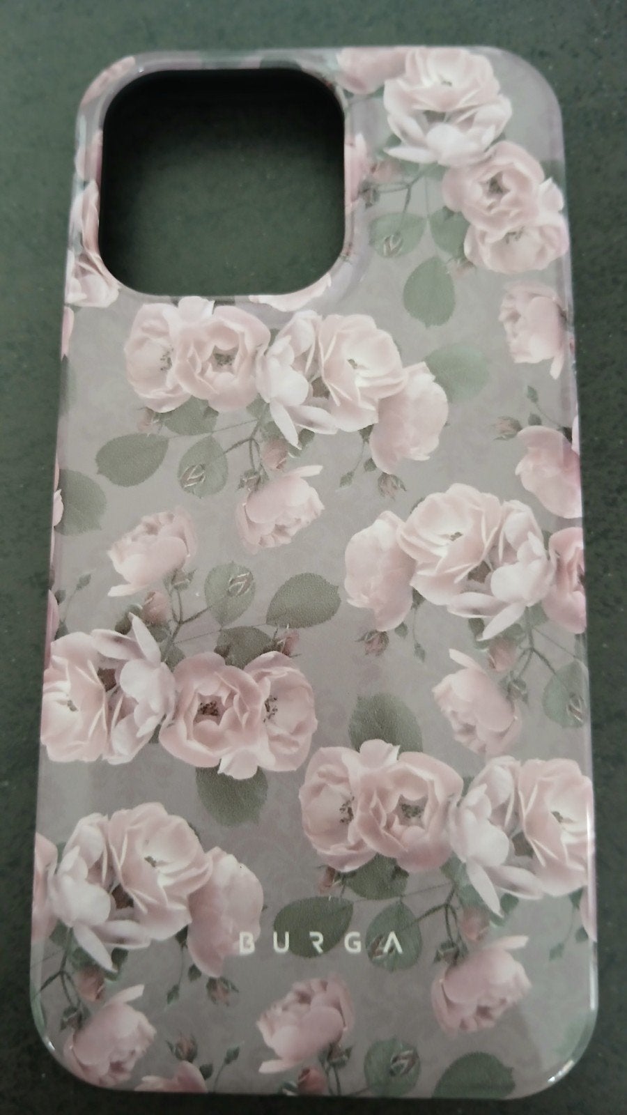Burga iPhone 14 Pro Max Hoesje - Rozenpatroon, Kunststof, IPhone 14 Pro Max, Hoesje of Tasje, Ophalen of Verzenden