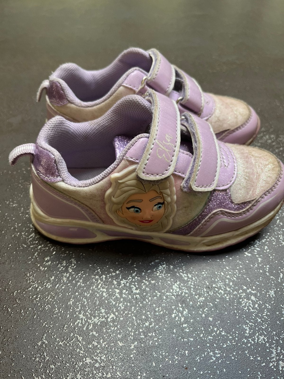 Sneakers schoenen mt 26 Frozen Elsa, Schoentjes, Meisje, Ophalen of Verzenden, Zo goed als nieuw