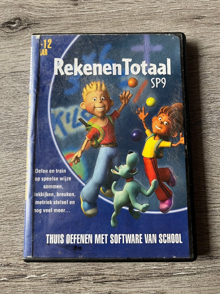 CD Rom Rekenen totaal SP9 van Ambrasoft, Ophalen of Verzenden, Gebruikt, Wiskunde cursus, Windows