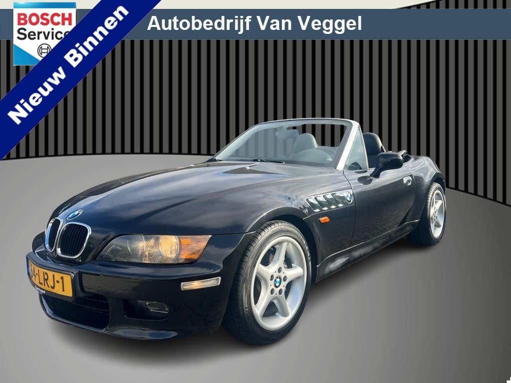 BMW Z3 Roadster 2.0 6 cil Widebody Chromeline cruise, leer,, Auto's, Achterwielaandrijving, Zwart, Open dak, Zwart