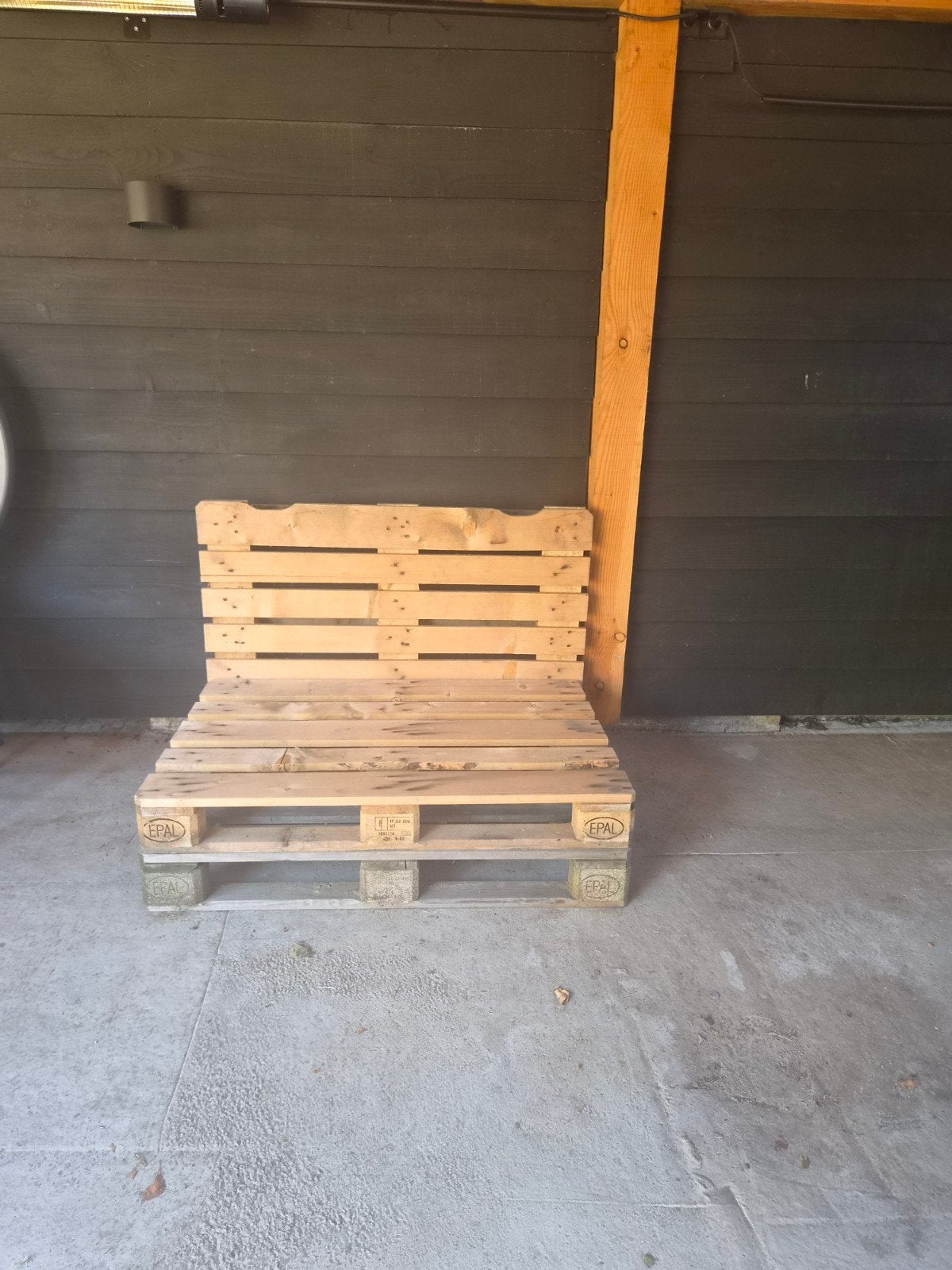 leuke pallet tuinbank, Ophalen, Zo goed als nieuw, Pallet, Minder dan 200 cm