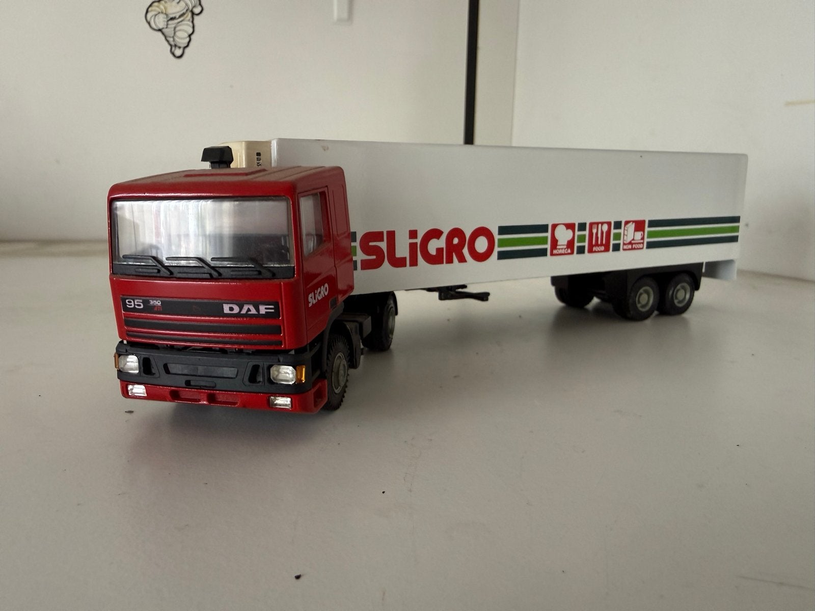DAF 95 350 Sligro vrachtwagen model, Verzenden, Zo goed als nieuw, Overige merken