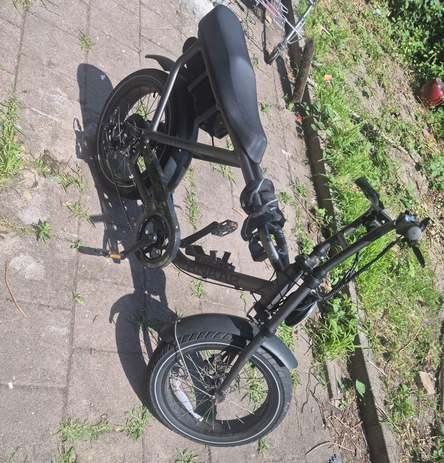 KNAAP AMS Fatbike Grijs - Stoere E-bike, Fietsen en Brommers, Elektrische fietsen, Ophalen of Verzenden, Gebruikt, Overige merken