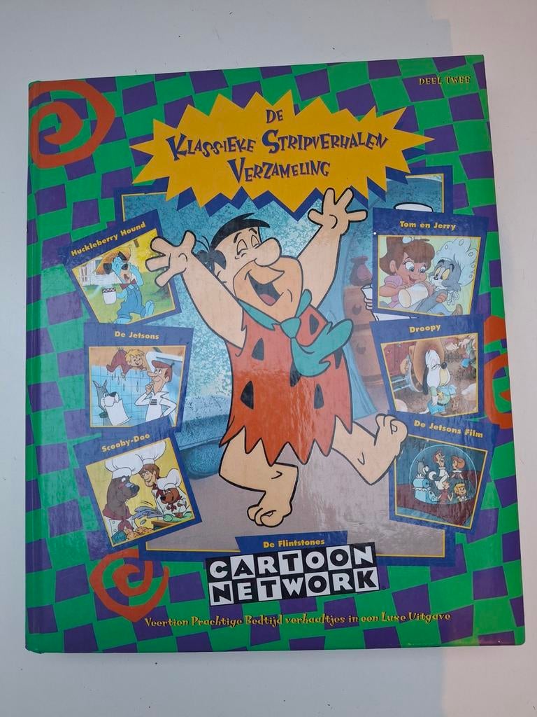 Cartoon Network Boek: Jetsons & Flintstones Nostalgie, Eén stripboek, Ophalen of Verzenden, Gelezen, Hanna-Barbera