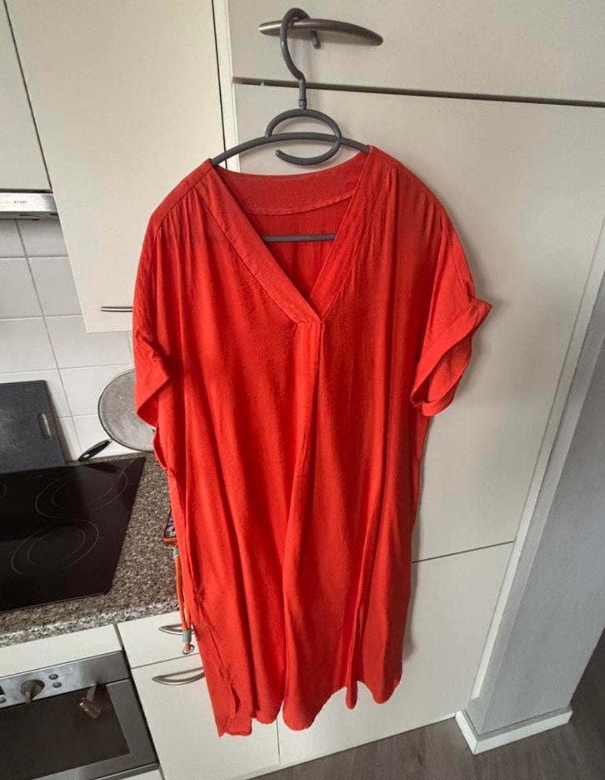 Kamilia kaftan maat xl, Ophalen, Zo goed als nieuw, Maat 46/48 (XL) of groter, Zwart