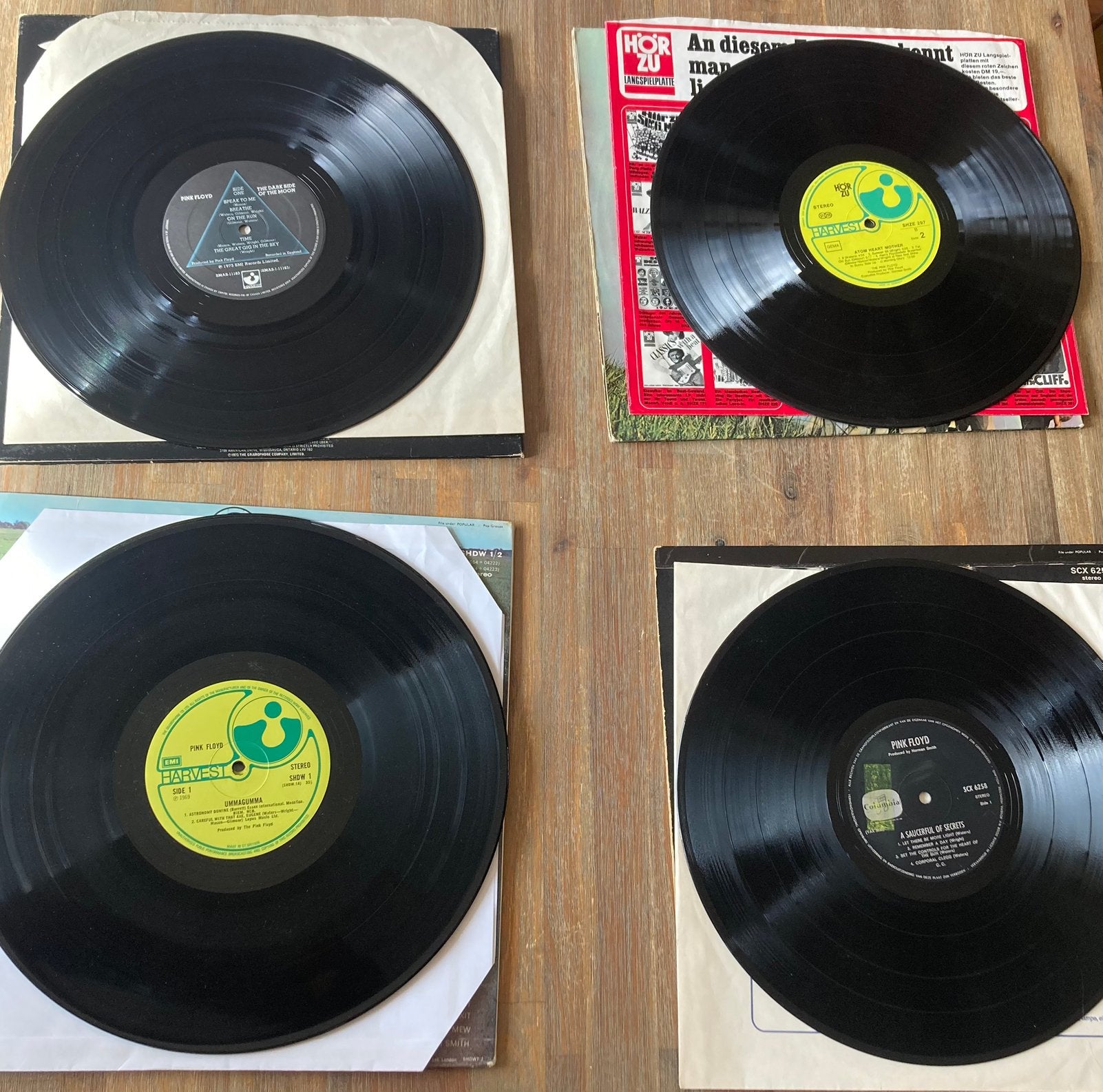 Collectie Set van 4 Pink Floyd LP’s platen, Ophalen of Verzenden, Zo goed als nieuw, 12 inch, Poprock