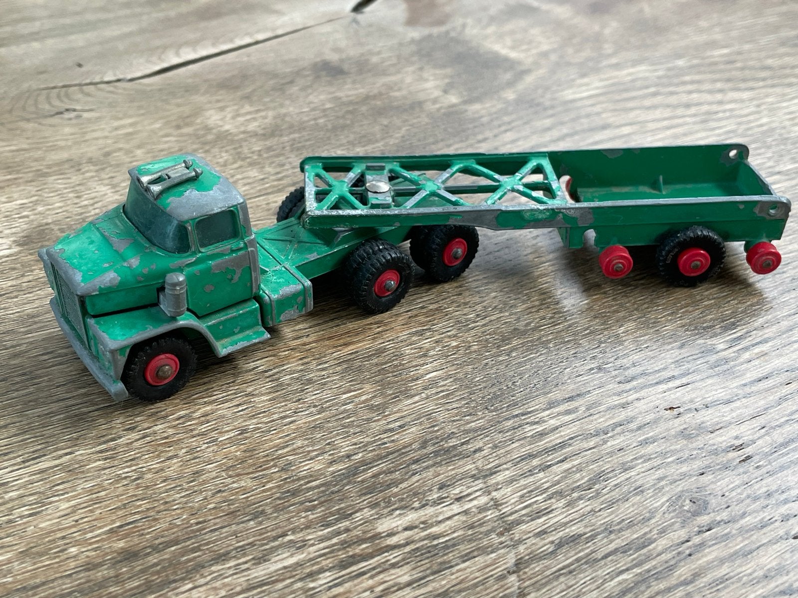 Matchbox King Size K-16 Dodge Tractor met trailer, Ophalen of Verzenden, Gebruikt