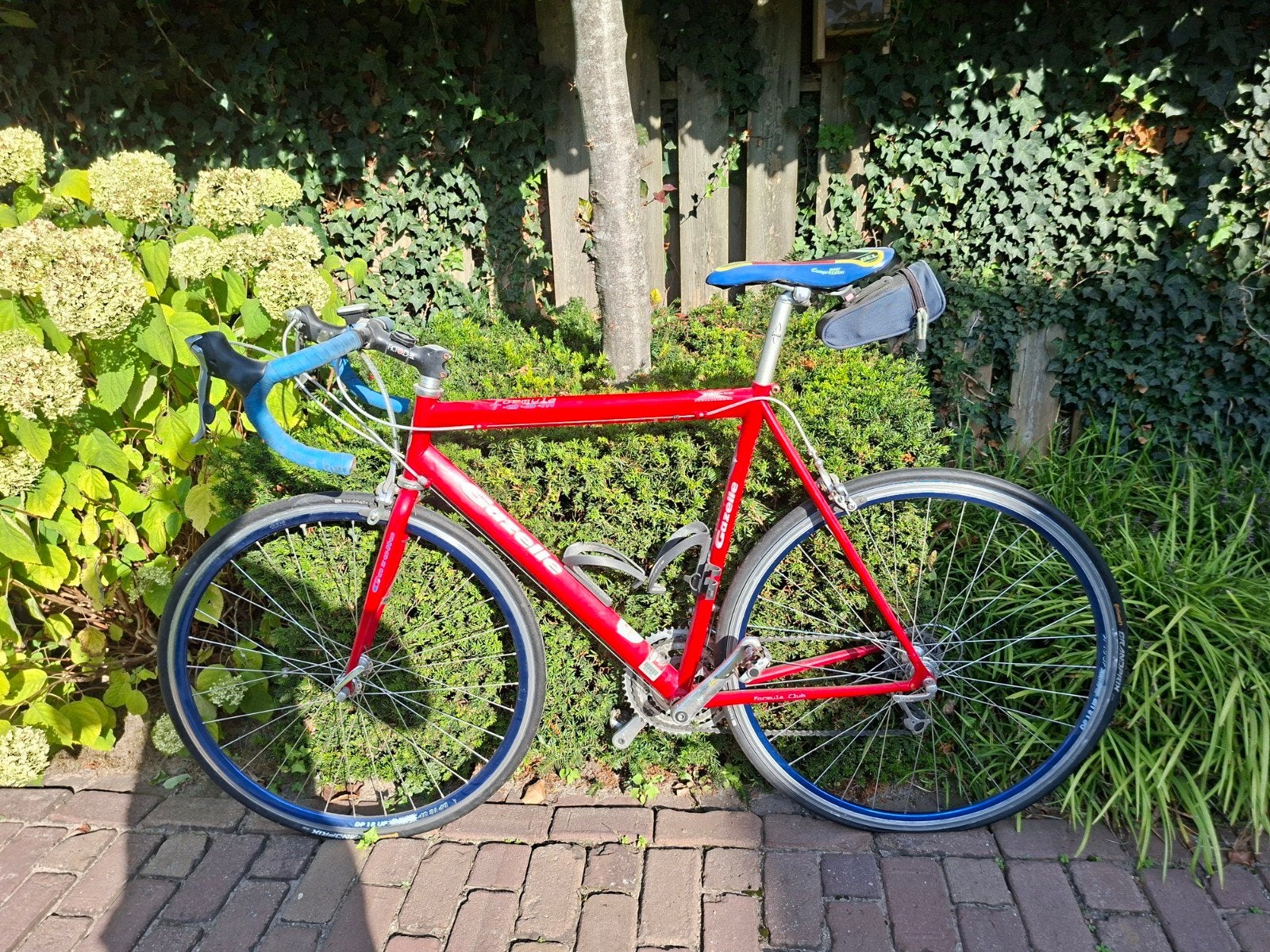 Gazelle racefiets - Shimano 105 - Rood, 28 inch, Gebruikt, 10 tot 15 versnellingen, Aluminium