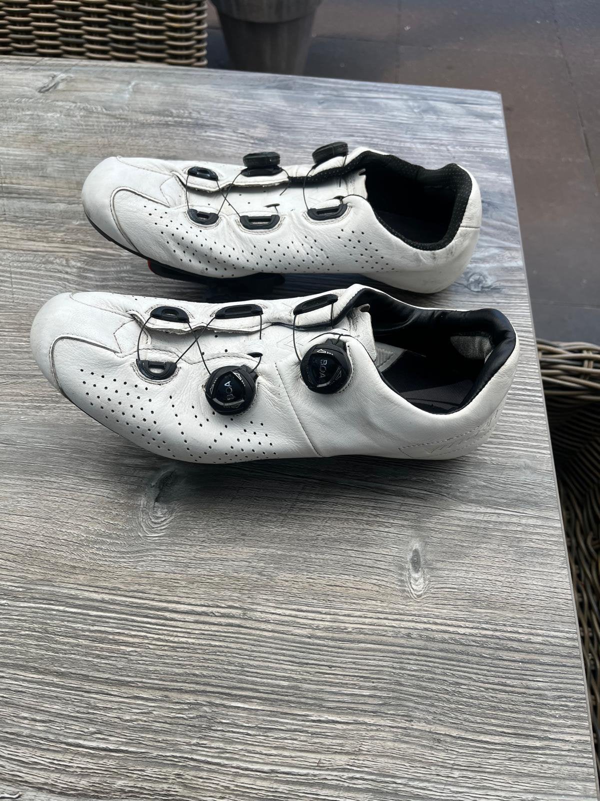 Wielrenschoenen leer maat 44, merk Shimano, Ophalen, Gebruikt